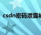 csdn密码泄露被攻击过程（csdn密码泄露）