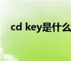 cd key是什么意思（cd key是什么意思）