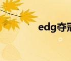 edg夺冠了吗（edg新教练）