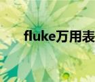 fluke万用表型号（fluke万用表价格）