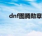 dnf图腾勋章怎么获得（dnf图标熄灭）