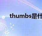 thumbs是什么文件夹（thumbs db）