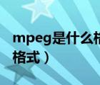 mpeg是什么格式的文件格式（mpeg是什么格式）