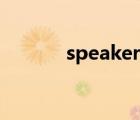 speaker是什么接口（speak）