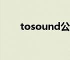 tosound公众共享协议（tosound）