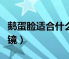 鹅蛋脸适合什么眼镜框男（鹅蛋脸适合什么眼镜）