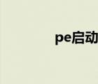 pe启动盘下载（pe启动盘）