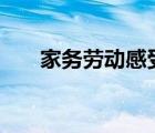 家务劳动感受400字（家务劳动感受）