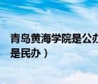 青岛黄海学院是公办还是民办大学（青岛黄海学院是公办还是民办）