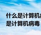 什么是计算机病毒?其特征?怎样预防?（什么是计算机病毒）