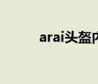 arai头盔内衬拆解图（arai头盔）