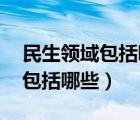 民生领域包括哪些内容 基层治理（民生领域包括哪些）