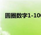 圆圈数字1-100（excel圆圈数字1到100）