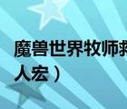 魔兽世界牧师救人宏怎么用（魔兽世界牧师救人宏）