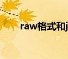 raw格式和jpg格式区别（raw格式）