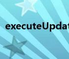 executeUpdate()方法 ,用于执行 SQL语句