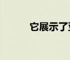 它展示了亚洲和欧洲巨大的黑棒