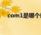 com1是哪个端口（COM1是什么端口）