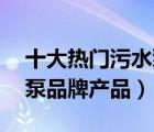 十大热门污水泵排行榜（精选10款家用排污泵品牌产品）