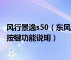 风行景逸s50（东风风行景逸S50中控按钮图解景逸S50车内按键功能说明）