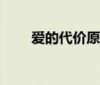 爱的代价原唱视频（爱的代价原唱）