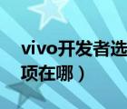 vivo开发者选项在哪里关闭（vivo开发者选项在哪）