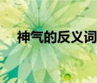 神气的反义词是狼狈吗（神气的反义词）