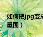 如何把jpg变成矢量图（jpg照片怎么做成矢量图）