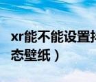 xr能不能设置抖音动态壁纸（xr不能用抖音动态壁纸）