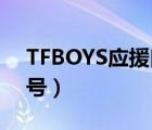 TFBOYS应援口号和应援色（tfboys应援口号）