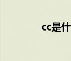 cc是什么单位（cc是什么）