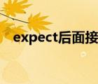 expect后面接什么（expect后面接什么）