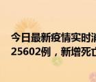 今日最新疫情实时消息 世卫组织：全球新增新冠确诊病例325602例，新增死亡病例1668例