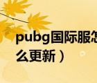 pubg国际服怎么更新安卓（pubg国际服怎么更新）