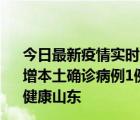 今日最新疫情实时消息 2022年10月2日0时至24时山东省新增本土确诊病例1例、本土无症状感染者10例
健康山东