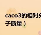 caco3的相对分子质量初中（caco3的相对分子质量）