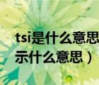 tsi是什么意思红色的是什么意思（tsi红色表示什么意思）