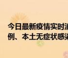 今日最新疫情实时消息 湖南10月22日新增本土确诊病例10例、本土无症状感染者58例