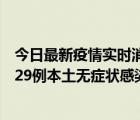 今日最新疫情实时消息 陕西11月1日新增8例本土确诊病例、29例本土无症状感染者