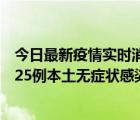 今日最新疫情实时消息 辽宁11月1日新增2例本土确诊病例、25例本土无症状感染者