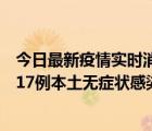 今日最新疫情实时消息 陕西11月6日新增7例本土确诊病例、17例本土无症状感染者