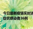 今日最新疫情实时消息 安徽11月10日新增确诊病例1例、无症状感染者36例