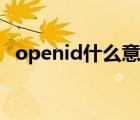 openid什么意思抖音（openid什么意思）