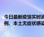 今日最新疫情实时消息 黑龙江11月12日新增本土确诊病例7例、本土无症状感染者412例