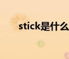 stick是什么意思（stick是什么意思）