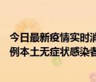 今日最新疫情实时消息 天津昨日新增2例本土确诊病例、78例本土无症状感染者