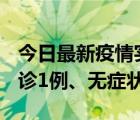 今日最新疫情实时消息 河北11月15日新增确诊1例、无症状408例