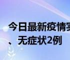 今日最新疫情实时消息 广东中山新增确诊1例、无症状2例