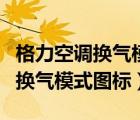 格力空调换气模式图标是风扇标志（格力空调换气模式图标）