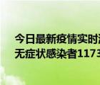 今日最新疫情实时消息 甘肃11月20日新增确诊病例18例、无症状感染者1173例